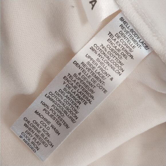 ANN TAYLOR LOFT! LUXE CREAM LACE, EMBROIDERY & CROCHET EMBELLISHED DRESS! SZ 2P - Picture 7 of 8